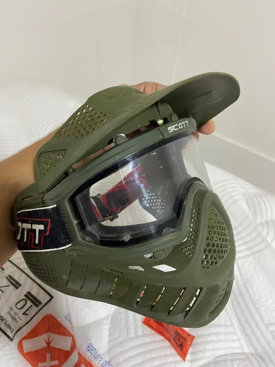 Capacete paintball