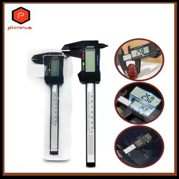 ** Paquímetro Digital Eletrônico 150mm com Visor LCD Fibra Carbono (z508) - Foto 2