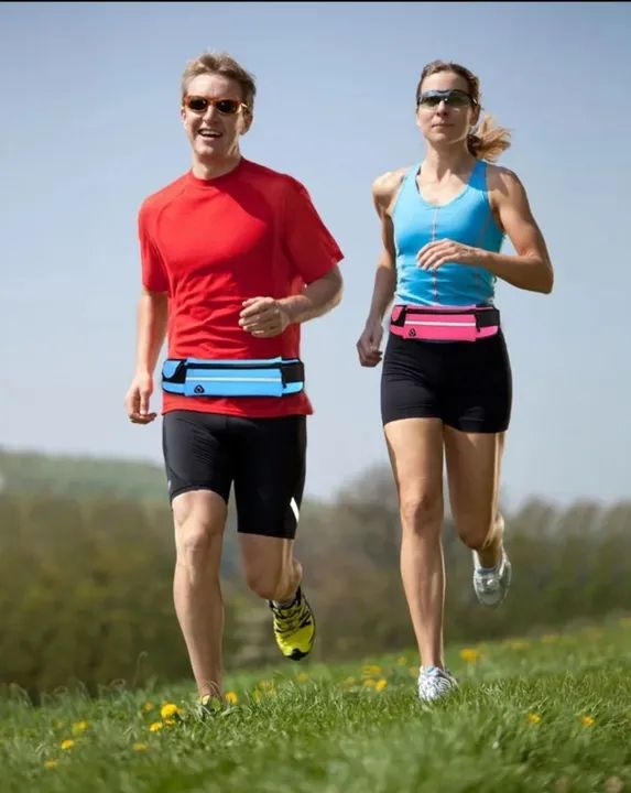 Bolsa de cintura para celular/água caminhadas e ciclismo - Foto 4