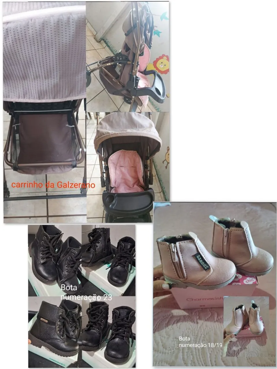 Botas Infantil - Tamanhos 18/19 e 23