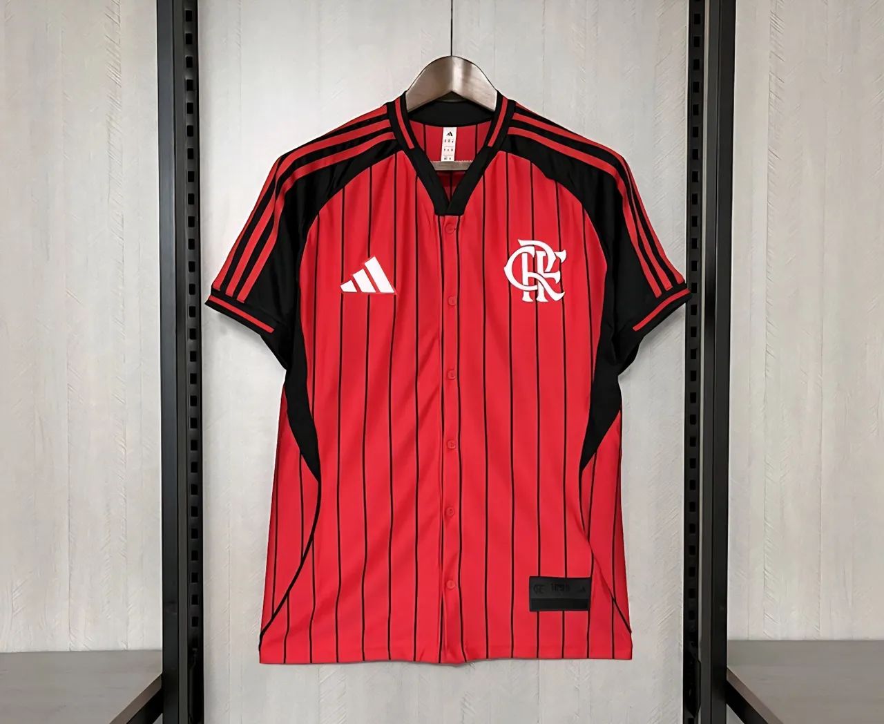Camisa do Flamengo Adidas Baseball 2025/26 Promoção Black Friday  - Foto 4
