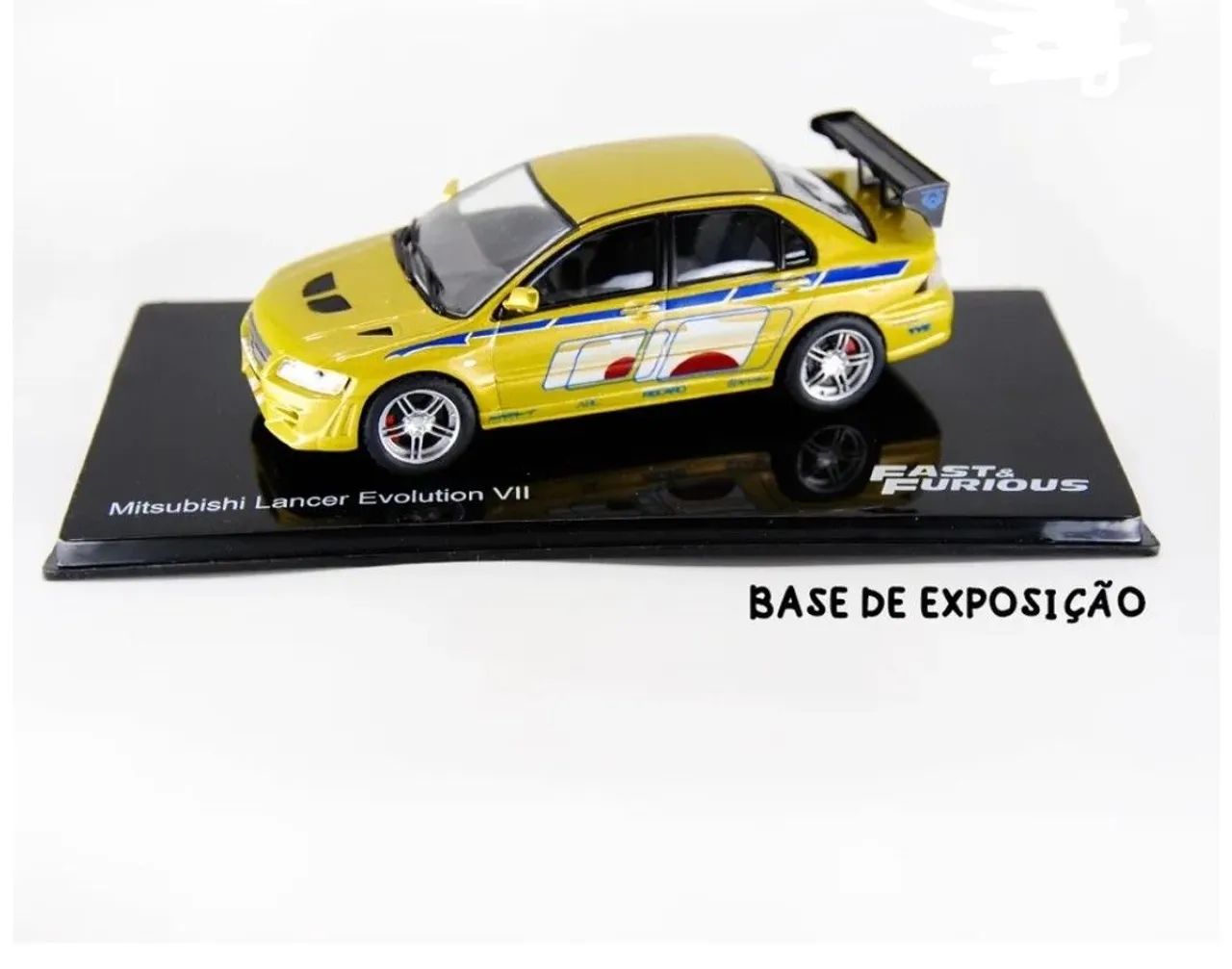 Miniatura Mitsubishi Lancer Evolution VII - Escala 1/43 - Coleção Velozes e Furiosos