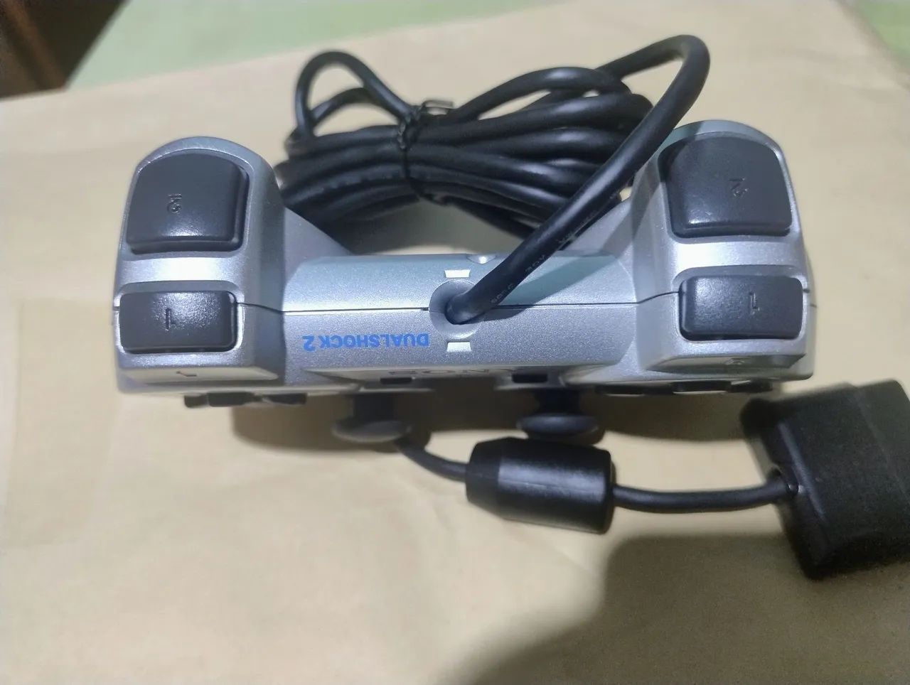 Controle Playstation 2 ( PS2 ) Prata original - Foto 4