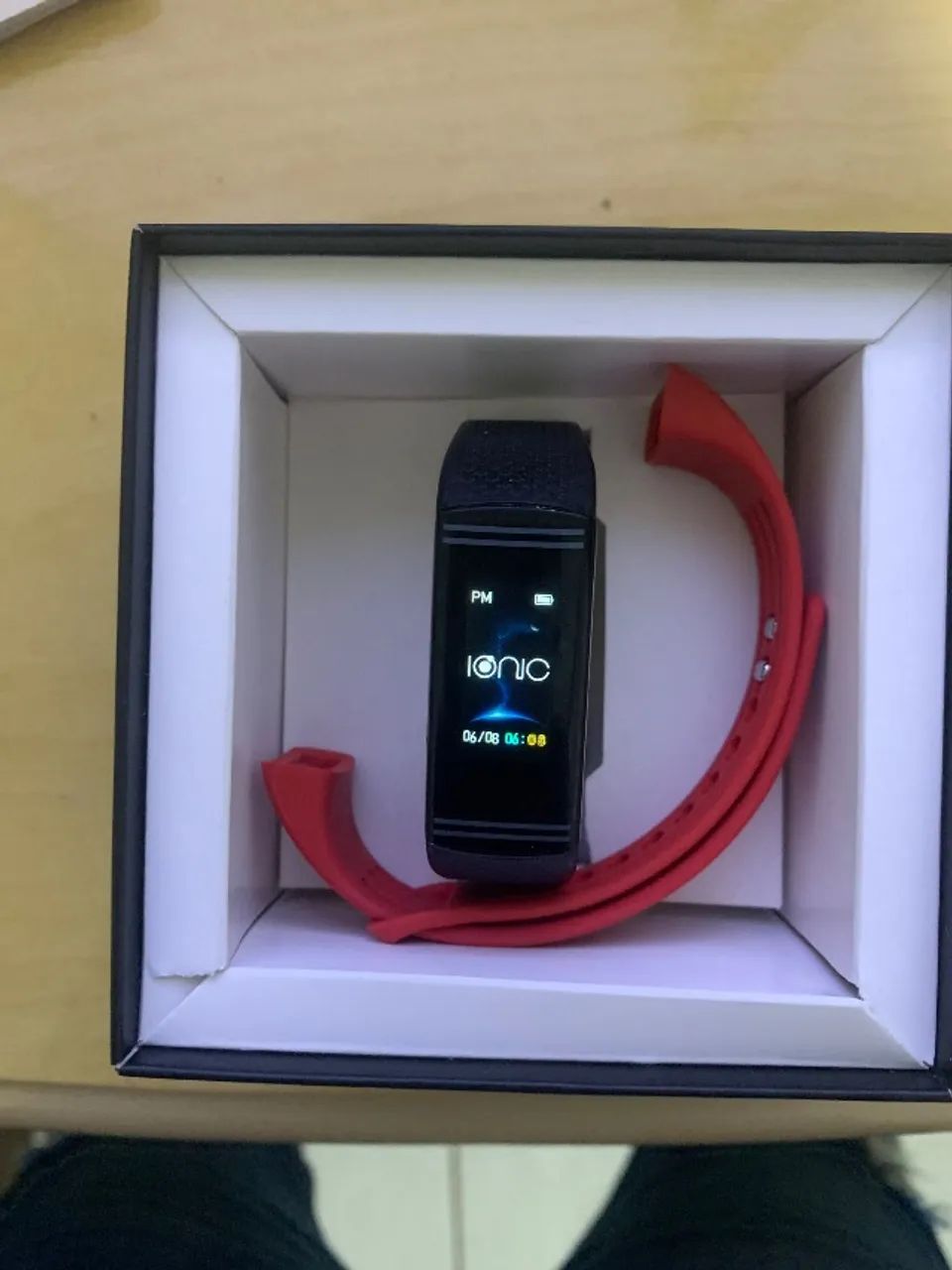 Relógio digital smartwatch ionic power chip