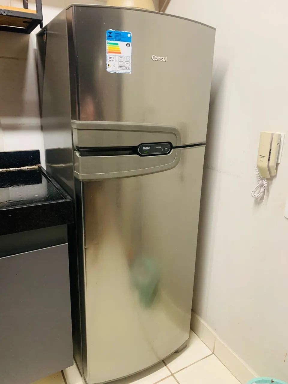 Geladeira Consul inox Frost Free