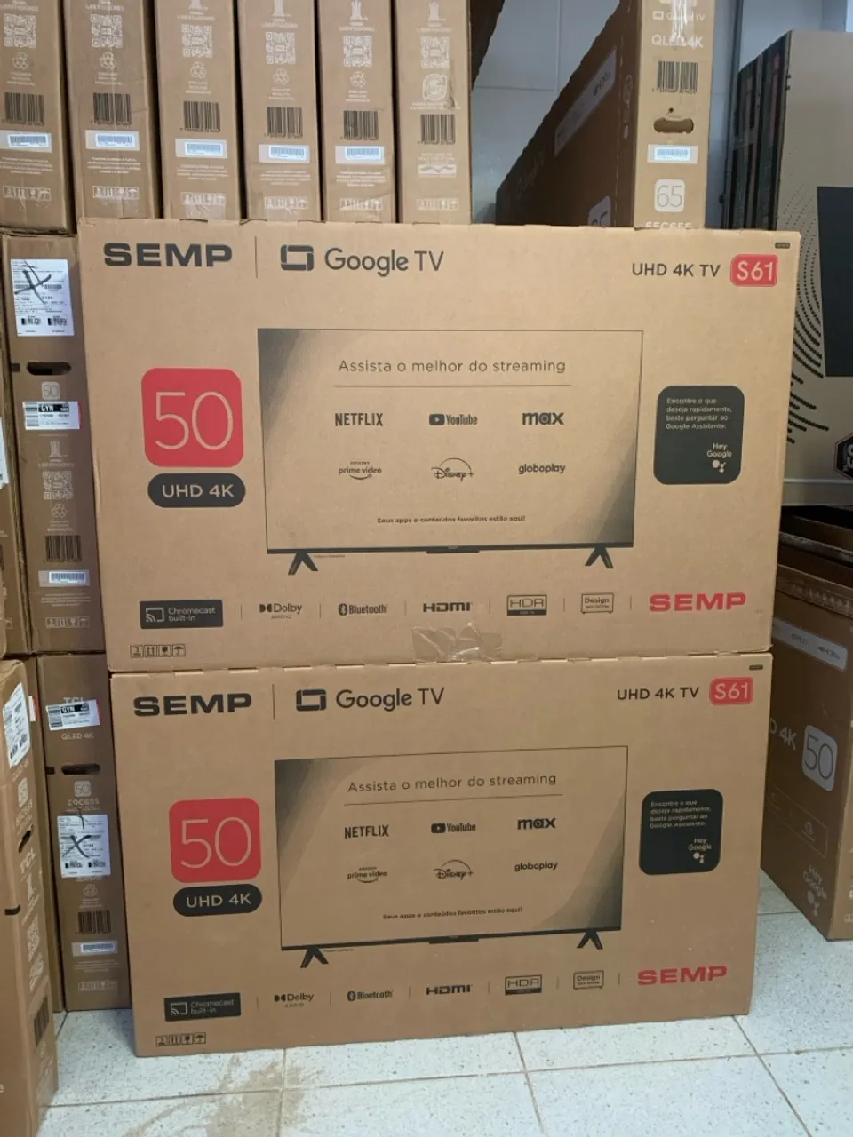 Smart TV Semp Google TV 50" UHD 4K