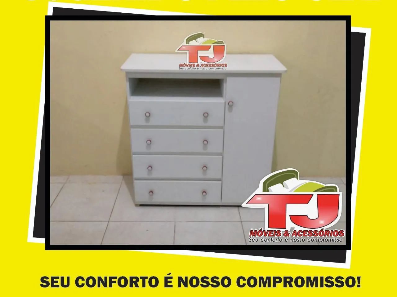 Cômoda Sapateira branca --102