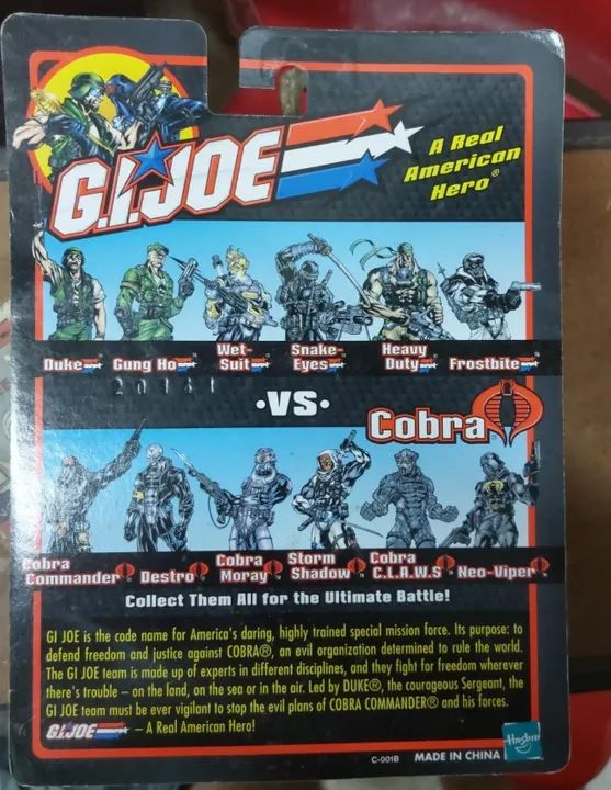 Snake Eyes vs Storm Shadow - Gi Joe - Comandos em Ação - Lacrado - Foto 2