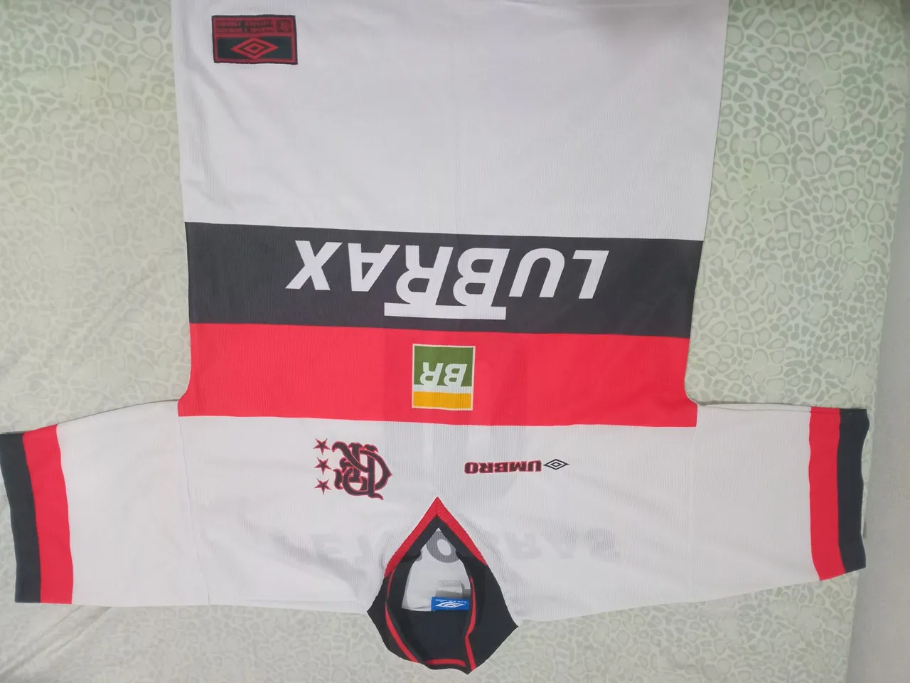 Camisa Flamengo Umbro Lubrax 90's