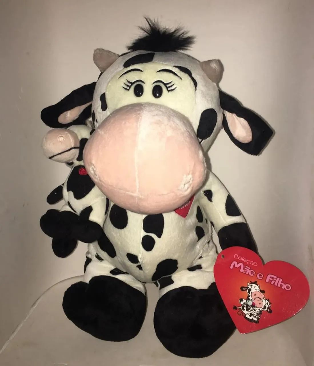 Boneco de Pelúcia Mãe e Filho (usado)