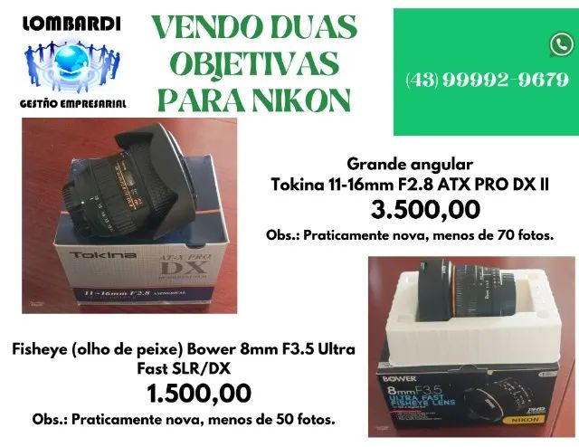 Objetiva para Cam Nikon - Foto 3