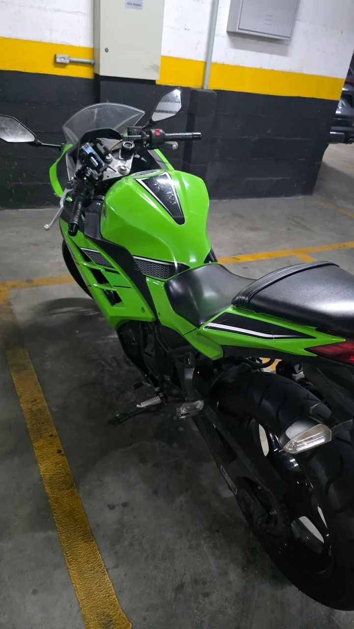 Kawasakii ninja verde 300 cc edição limitada 2014 - Foto 5