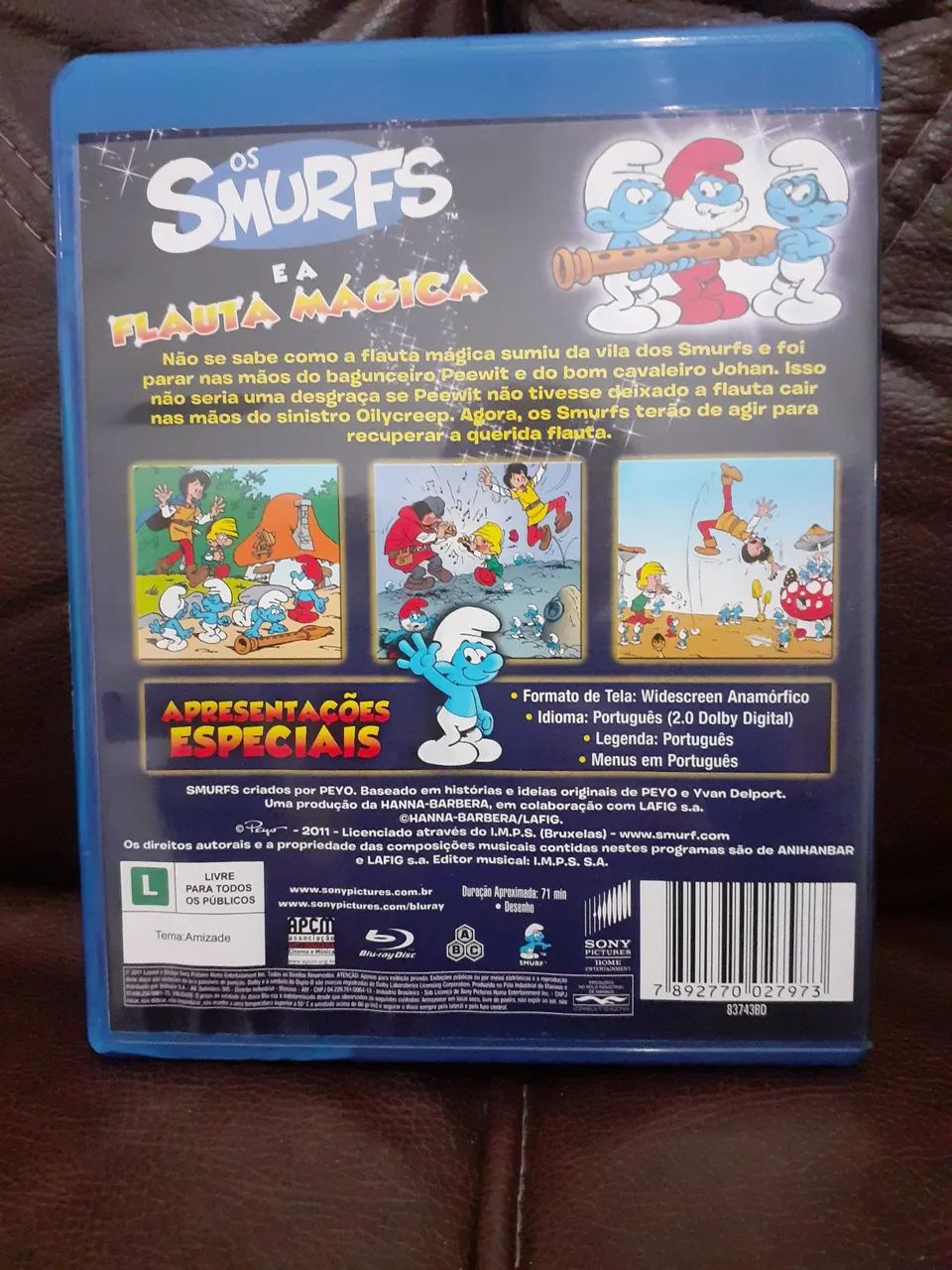 Blu-Ray Os Smurfs e a flauta mágica. - Foto 2