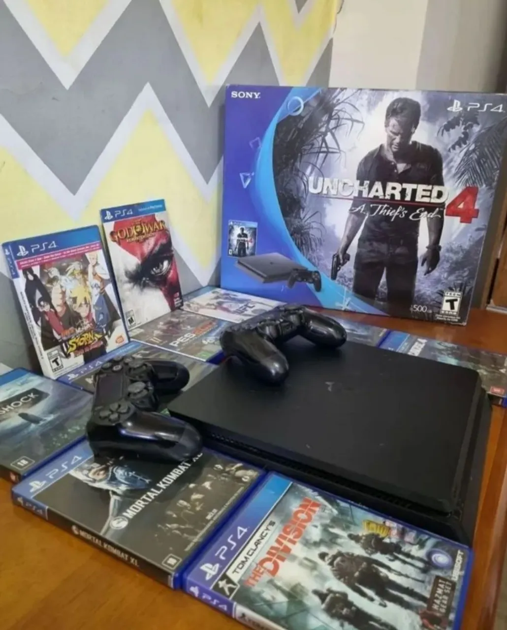 Playstation 4 com Jogos Incríveis