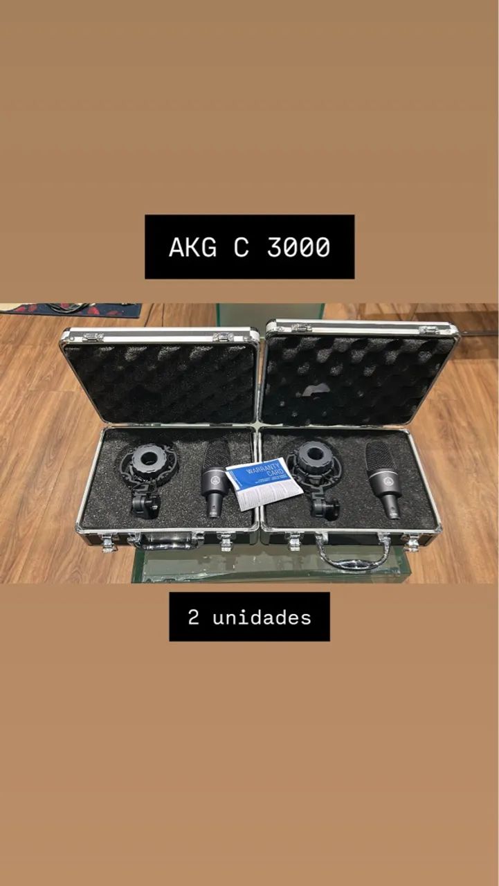 AKG C 3000 - Par de Microfones Condesadores