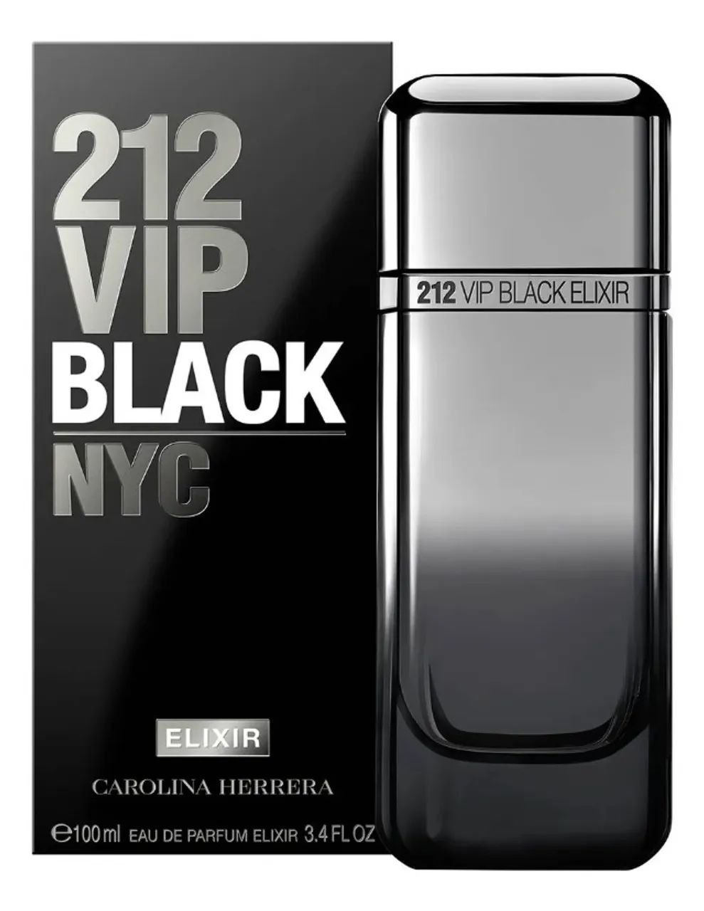 Perfume 212 Vip Black Elixir Carolina Herrera Eau de Parfum 100ml