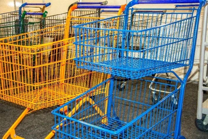 CARRINHO DE SUPERMERCADO 90 L NOVO - Foto 2