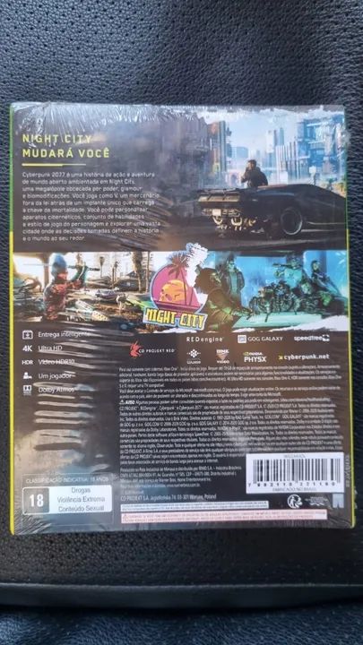 Cyberpunk 2077 Steelbook Lacrado Xbox One Novo - Foto 2
