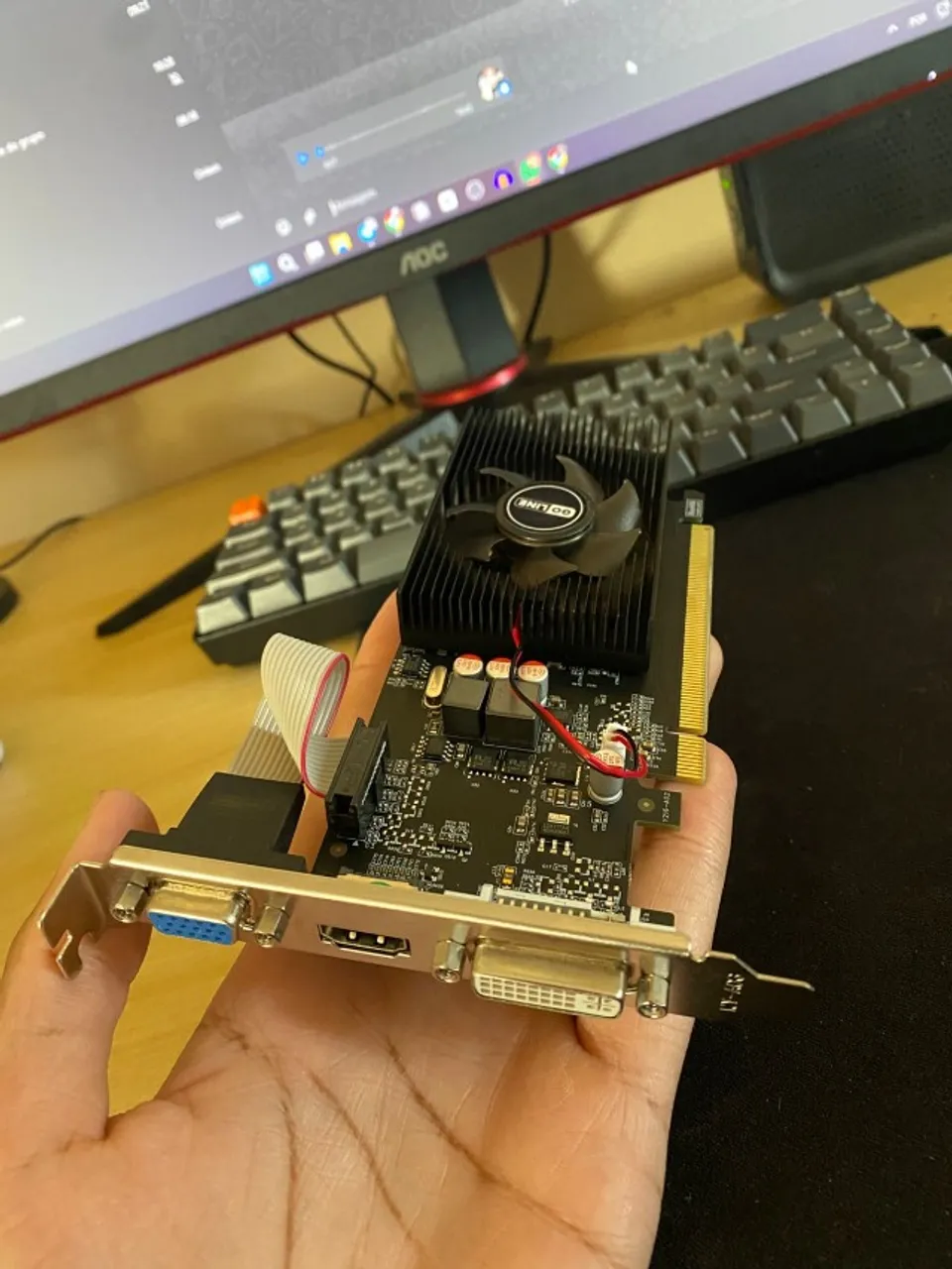 PLACA DE VIDEO NVIDIA GEFORCE G210 1GB DDR3 64 BITS