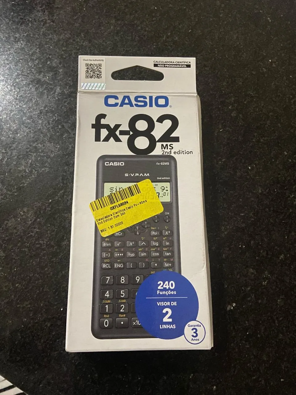 Calculadora Científica Casio FX-82 MS 2nd Edition (NOVA)