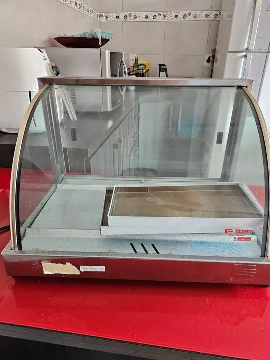 Estufa/Vitrine expositora 3 bandejas para salgado edanca - Foto 4