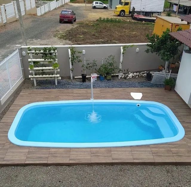 Piscina de fibra 6,0 x 3,0 x 1,40m - Nova de fábrica - Leia a descrição - Foto 4