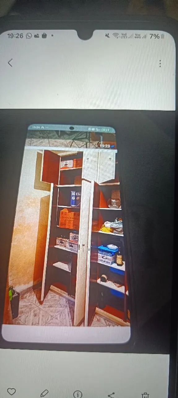 Guarda-roupa branco com portas dobráveis - Foto 5