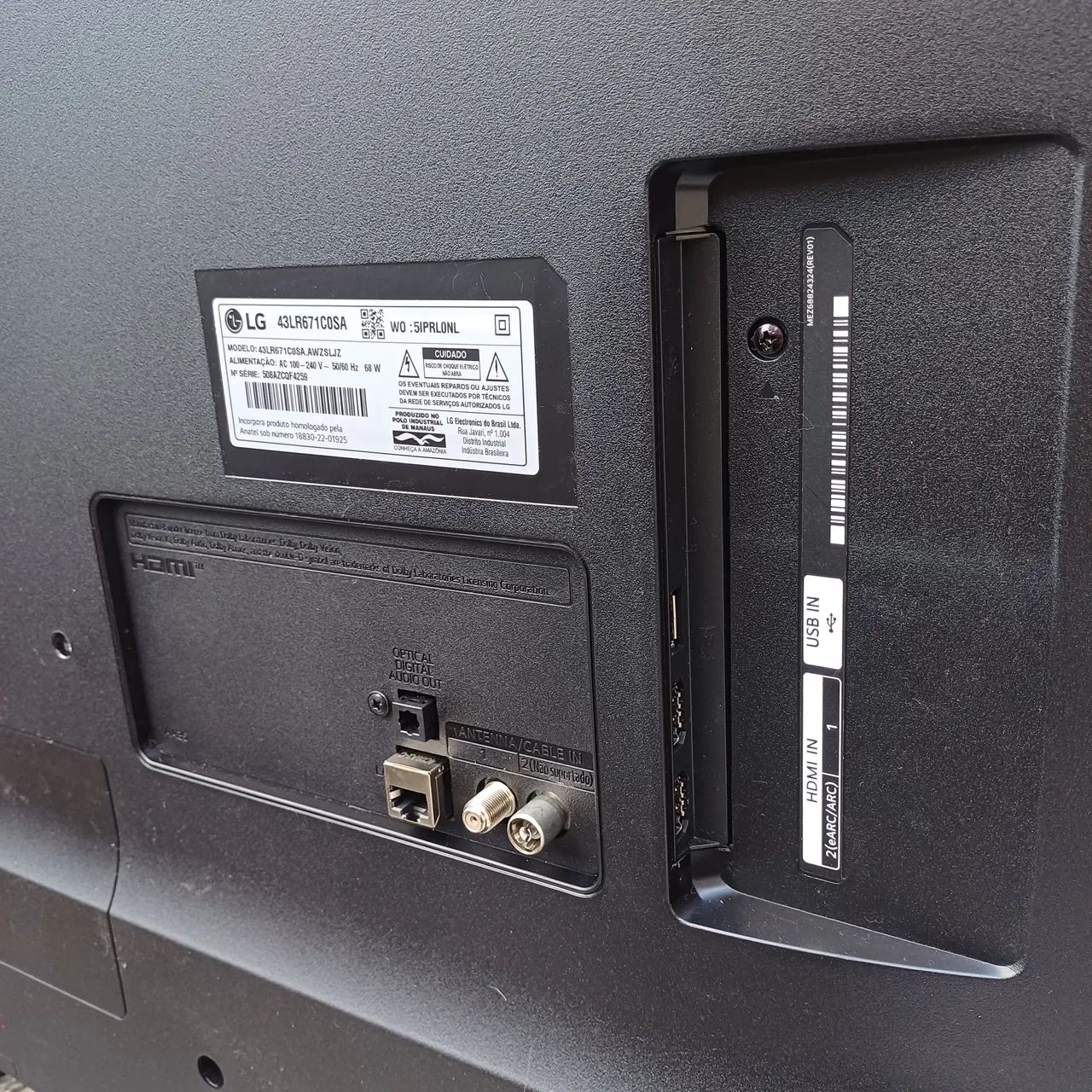 TV LG LED LG43LR67 com defeito na tela - Foto 6
