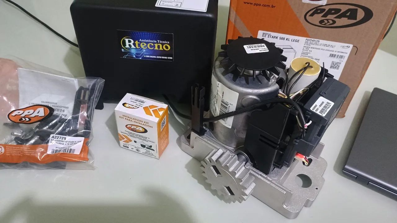 Motor de portão eletrônico garagem segurança eletrônica  - Foto 4