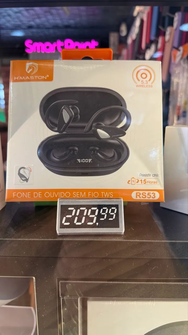 Fone de ouvido sem fio HMaston