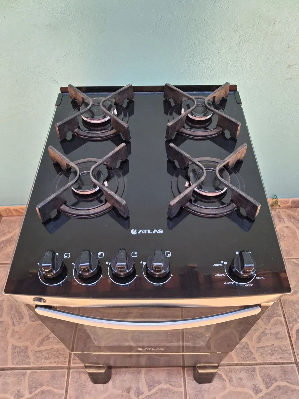 Vendo fogão Atlas Agile Glass