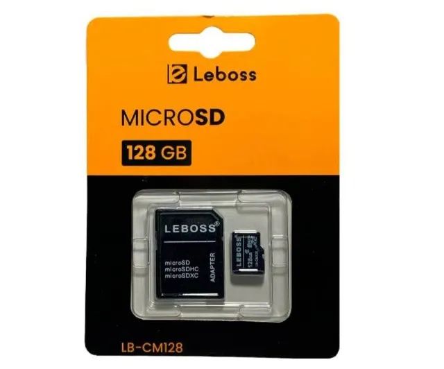 Cartão De Memória Micro Sd, 128gb Leboss LB-CM128  