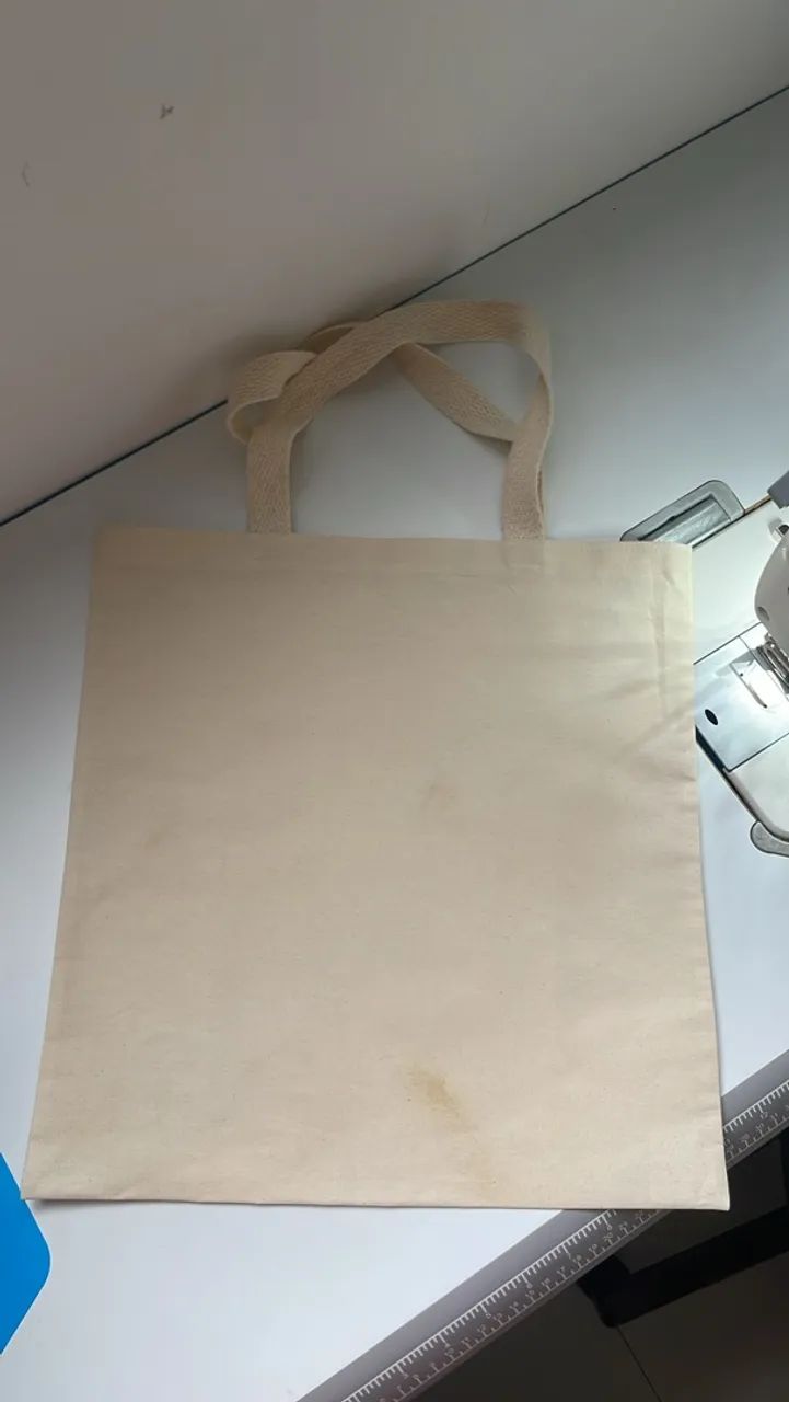 Ecobag - Sacola de Algodão Cru - 40x38cm - Foto 3