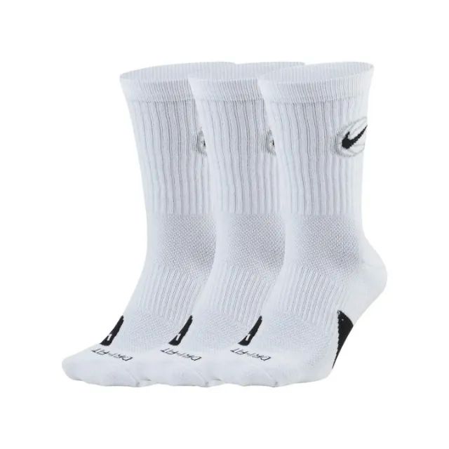 Kit Meias Nike Basketball Crew Elite Everyday 34/38 - Tam M - Originais e Novas - Foto 5