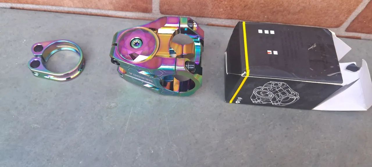 Mesa de Guidão e abraçadeira canote 27,2 camaleão 