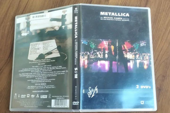 DVD Metallica S&M - Duplo