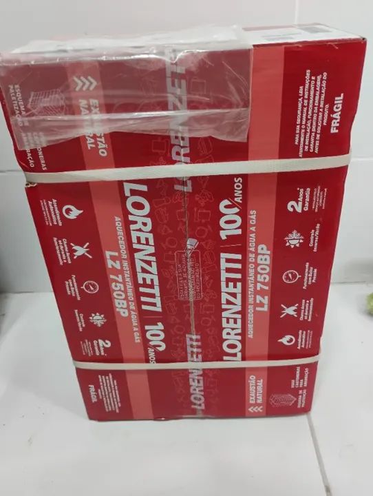 Boiler, Aquecedor de água e gás Lorenzetti LZ 750 BP NOVO 