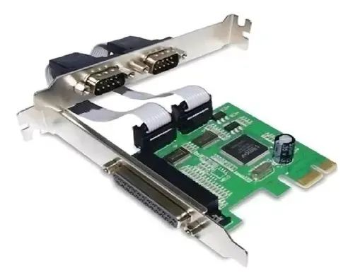 Placa PCI-E 2 Serial 1 Paralela Knup