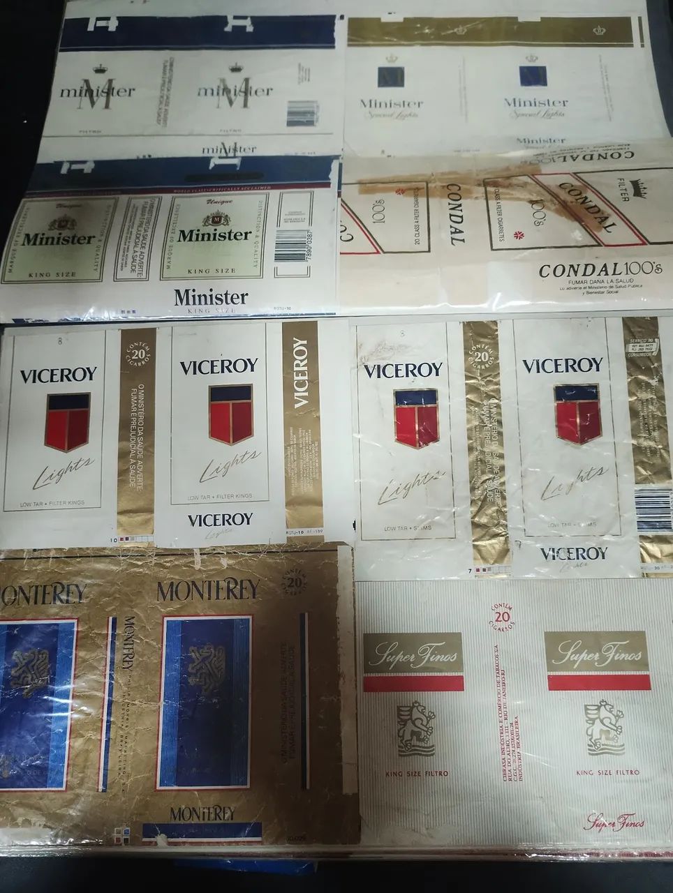 Coleção de embalagens de cigarros vintage - Foto 5