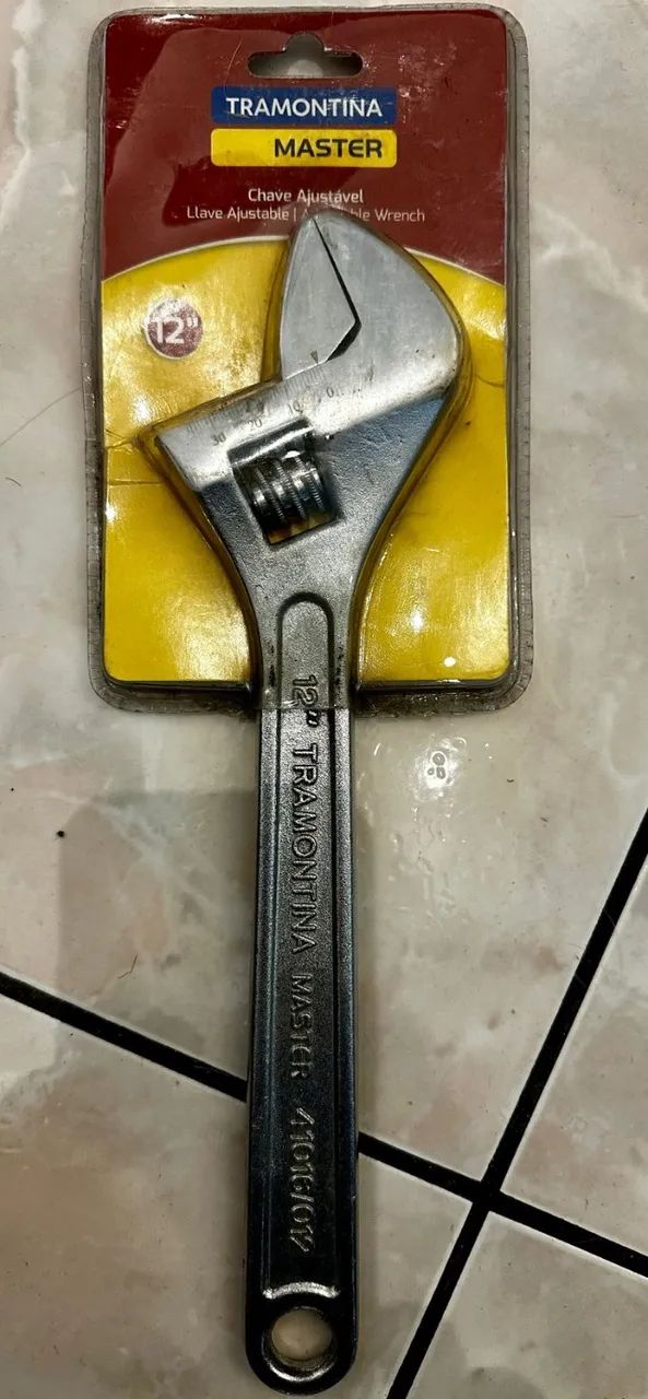 Chave Ajustável 12" Tramontina Inglesa - Foto 2