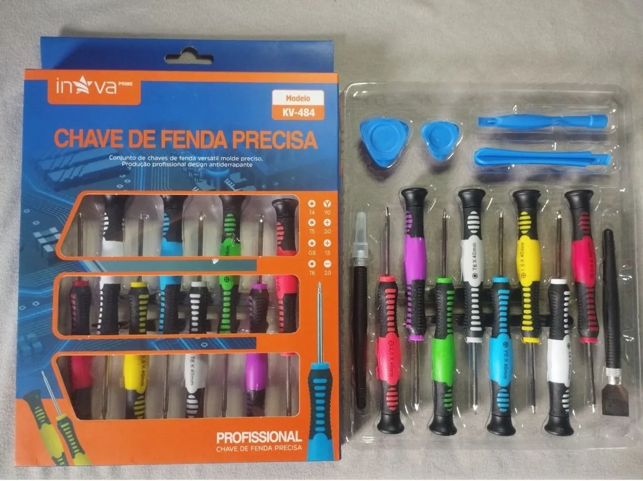 Kit chave manutenção de celular