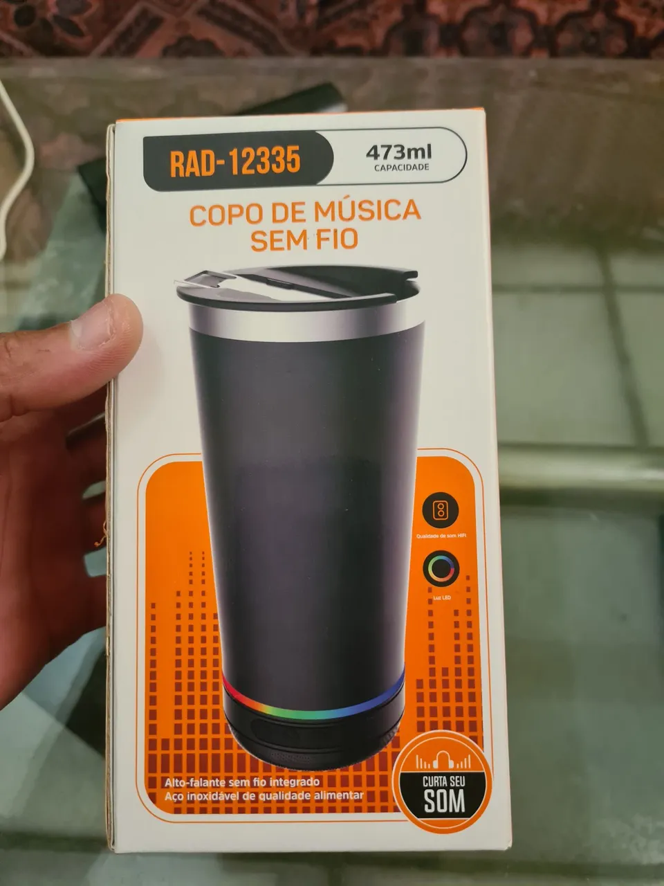 Copo de Música Sem Fio 473ml