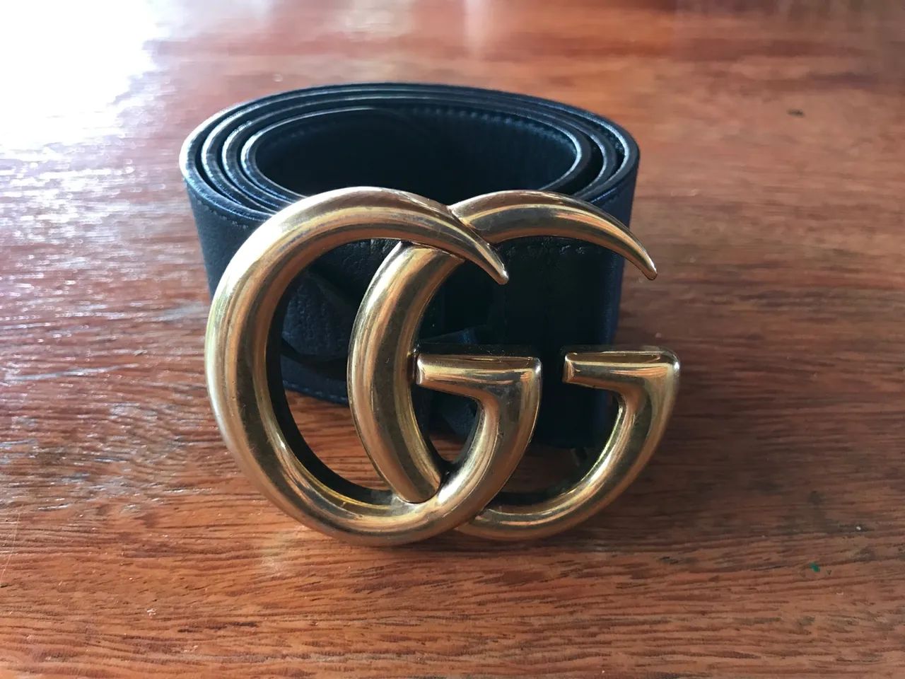 Cinto Gucci GG Original e LV