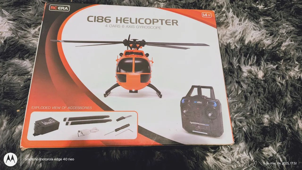 Venda-se helicóptero semi novo 