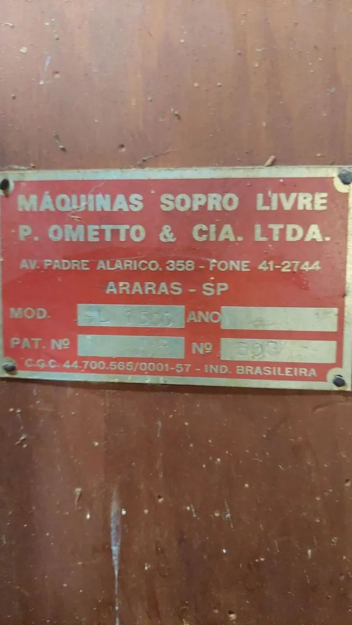 Máquina Sopro Livre modelo SL1500 com motor e botoeira... - Foto 3