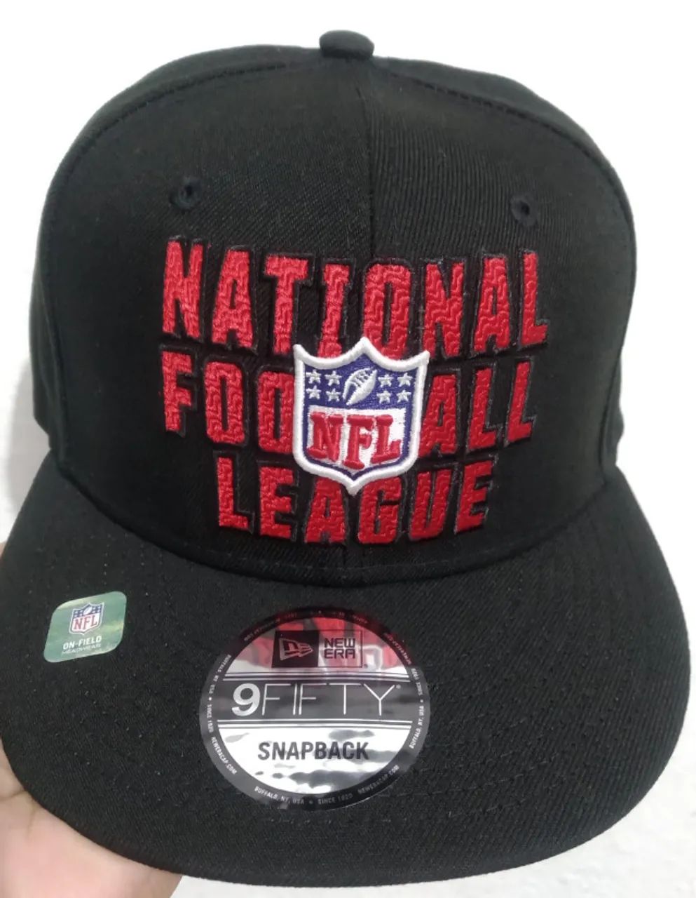 Boné Original New Era NFL Draft Snapback - Preto