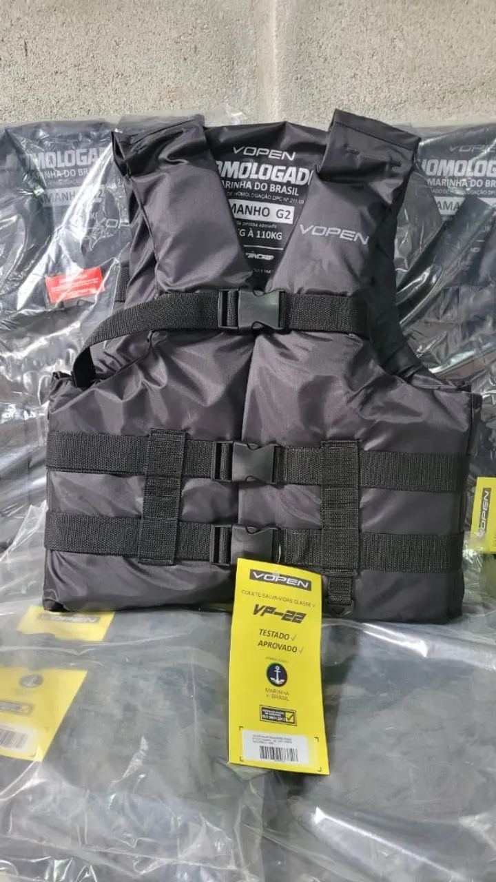 Colete Salva Vidas Homologado Marinha Original Vp-22 Vopen