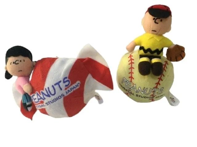 Snoopy Peanuts Miniaturas Lucy e Charlie Brown Universal Studios Japan