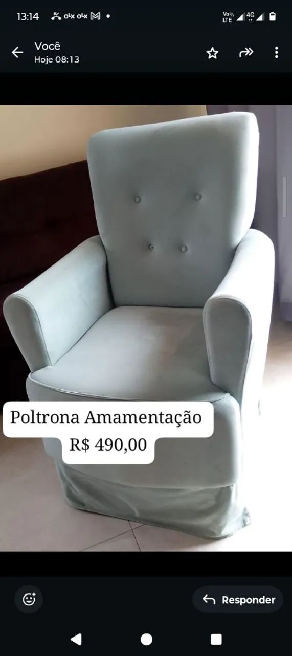 Poltrona de Amamentação - R$ 490,00