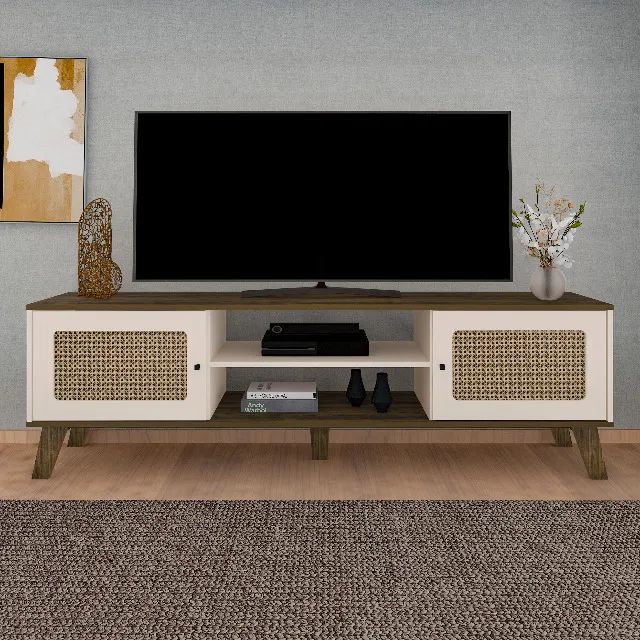 Rack Retrô para TV Novo até 75 Polegadas - Charlotte